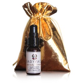 Holiday Christmas Gift or Stocking Stuffer: Babyface High End Super-C Complete Beauty Serum ~ Gifts for Her, Woman, Mom