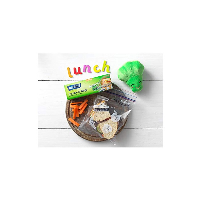Bacofoil 25 Safeloc Sandwich Bags Small 1 litre