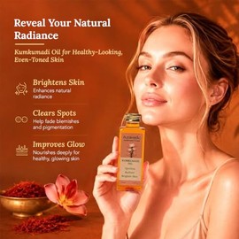 Auravedic Kumkumadi Aceite De Azafrán Puro Para Piel Ultra Radiante | 3.38 Fl Oz (100Ml)