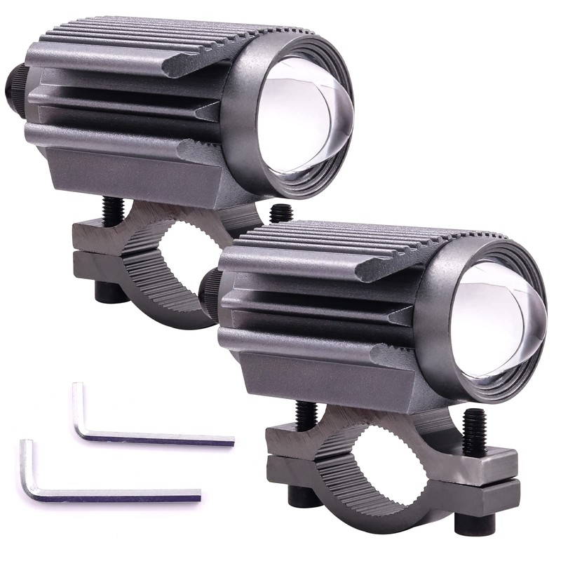 Ygmylandbb LED Motorcycle Fog Light, Auxiliary Light, Motorcycle Headlight, Spotlight,