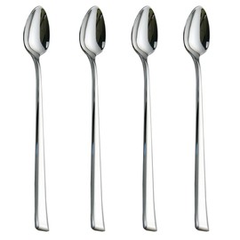 HISSF Iced Tea Spoons,Mixing Spoons,18/10 Stainless Steel Stirring Spoons,7.9 Inches, Set of 4