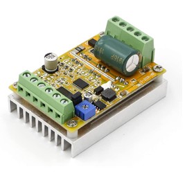 Hailege 380W PWM DC Brushless Electric Motor Speed Controller with Hall-Less 6.5-50V