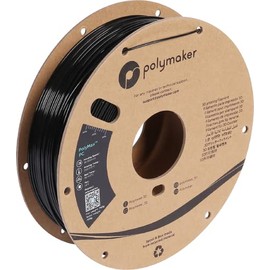 Polymaker Tough PC Filament 1.75mm, Black Polycarbonate Filament 1.75mm 750g Cardboard Spool - PolyMax PC Filament 3D Printer Polycarbonate Filament PC, Tough & High Heat Resistant Black PC Filament