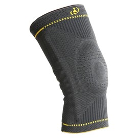 Morsa Cyberg Knee Support for Women, Knee Brace for Men Meniscus Tear, Stainless Steel with Flexible Stays, Patella Knee Sleeve, Compression, Stabilizer, Fit, Anti Sweating, Unisex, Grey (Medium)