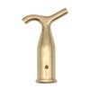 EAI Sash Window Blind Pole Hook - Polished Solid Brass