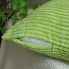 MEKAJUS Pack of 4 Pillow Covers 18x18 Green Decorative Throw