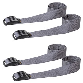 AceCamp, Packing Strap, Webbing, 4 x Grey, 2.5 x 65 cm, 90349