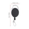 Alomejor Retractable Key Ring ABS High Performance Retractable Key Chain