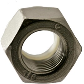 #6-40 Nylon Insert LockNuts (Pack of 25), 316 Stainless Steel, Corrosion/Rust Resistant, Fine Thread Finished Hex Lock Nuts for Screws & Bolts, Marine, NM Standard - by Chipmunk Hardware