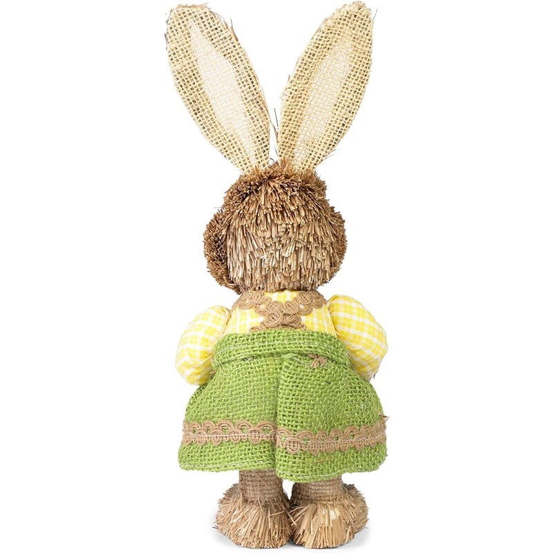 Juvale Standing Bunny Statues, Easter Bunny Figurines for Party and