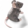Carl Dick Mouse grey 6.5 inches, 15cm, Plush Toy, Soft