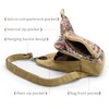 Black Butterfly Small Sling Bag Crossbody, Travel Hiking Chest Bag