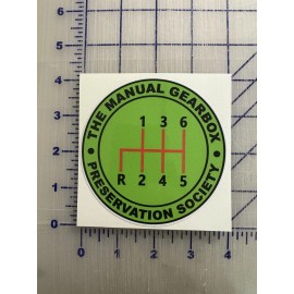 Egl The Manual Gearbox Preservation Society Die Cut Sticker Decal Jdm Fun Funny Car