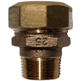 Tabuchi TBC PE Fittings, Male Thread, 1 Type, 1 inch (25 mm), 25P-GM1