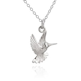FashionJunkie4Life Sterling Silver Bird Pendant Necklaces for Women, Sterling Silver