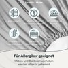 twenty:three Lyocell Fitted Sheet, 90 x 200 cm, Light Grey,