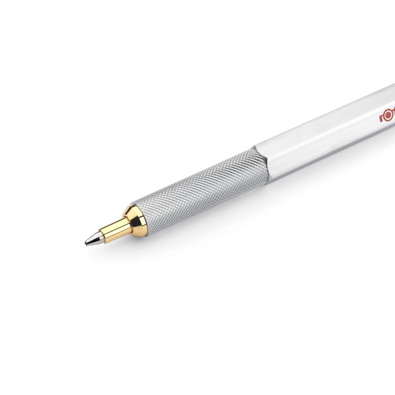 rOtring 800 Premium Ballpoint Pen - Silver Metal Barrel -