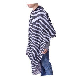 Ipetboom Zebra Baber Cape Salon Gown Hair Cutting Cape Adult Boys and Girls Hairdressing Gown
