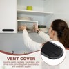 PATIKIL 10 Inch Oval Ventilation Grille, Plastic Air Vent Cover