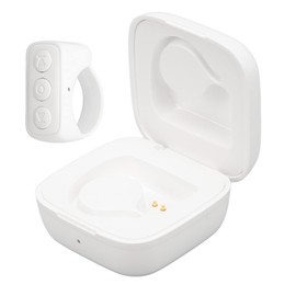 TikTok-Fernbedienung Kindle APP Page Turner, Bluetooth-Kamera-Videoaufnahme-Fernbedienung, APP Remote Scrolling Ring Clicker, Tik Tok Scrolling Ring für Handy (Weiss)