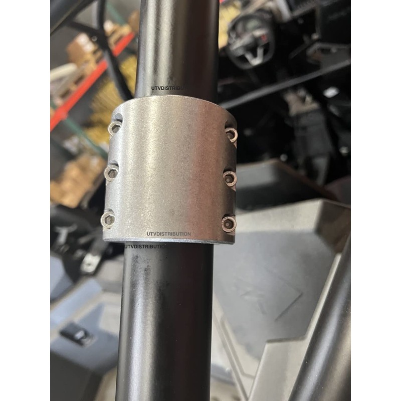 UTVDistribution Steel 1-1/2" Tube Clamps - Universal Roll Cage Mounts