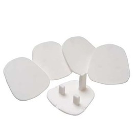 The Home Fusion Company 8pc Safety Plug Socket Covers Baby Child Safe Electric Essential House Prepared