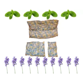 MADE IN IDEAS EN CROCHET Costal De Semillas Termico Aromaterapia Lavanda Menta