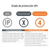 Truper LIPLA-180, Linterna plástica de pilas cubiertas de TPR 1