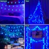 Minetom Blue Star String Lights Plug in - 33 ft