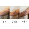 GZ673x2 Temporary Geisha Tattoo, Semi-Permanent Tattoo, Long-Lasting Japanese Warrior Tattoo,