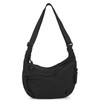 MIKA & MAYA Women's Round Shoulder Bag, Crescent-Shaped, Body Bag,