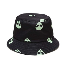 Women Men Ailen Bucket Hat Double-Side Reversible Fisherman Cap Summer Travel Bucket Beach Outdoor Sun Hat