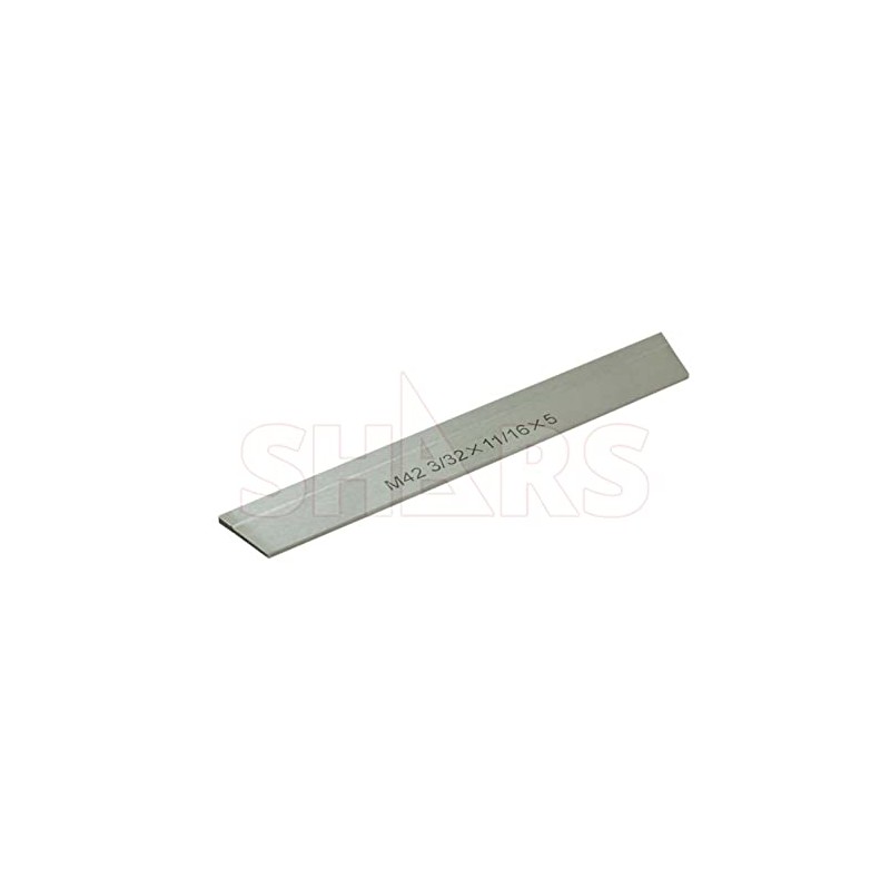 Shars 3/32 x 11/16 x 5" M42 Cobalt Parallel Type