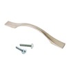 HARMAC HOUSE Taper Bow Handle Brushed Nickel Taper Bow Kitchen