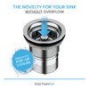 Bächlein Pop-Up Drain Fitting for the Sink, Diameter 70 mm