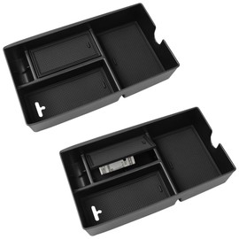 Hugeek Center Console Hidden Box Organizer Tray for Lexus 2023 2024 RX 350 350h 500h Accessories Premium/Premium+/Luxury/F Sport Handling/Hybrid (Inclined Installation) Storage Box