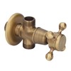 Angle Valve Vintage Style Brass High Hardness Good Sealing Cold