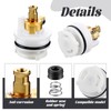 Yaocom 1 Pack Shower Cartridge Repair Kit Compatible with Delta