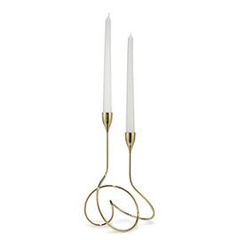 Black+Blum Loop 12-1/5 by 26 by 6-Inch Candelabra, Gold