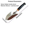 Garden Trowel, Hand Wide Garden Shovel Pointed Trowel Stainless Steel