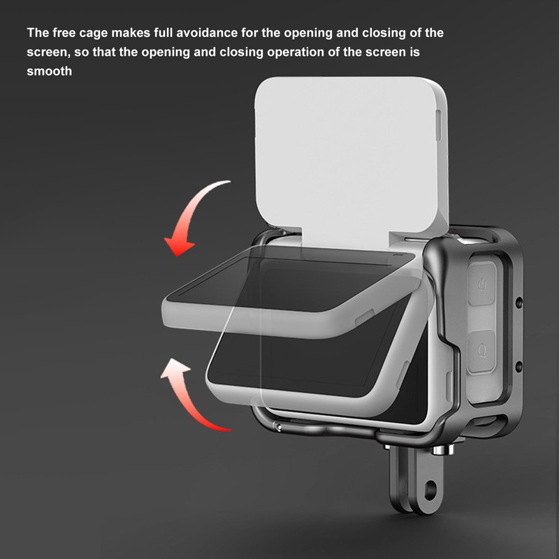 Camera Full Cage for Insta360 GO 3 Aluminum Alloy Action