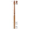 SP-4043A Red Oak Colonial Starting Newel Post