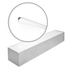 NE1 PURE NOMASTYL Ceiling Moulding - Pack of 10 (20 m) - 40 x 40 x 2000 mm - NOËL & MARQUET - A Brand of NMC - Extruded Polystyrene