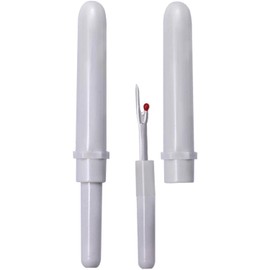 2Pcs White Sharp Seam Ripper Cross Stitch Unpicker Sewing Craft Tool Reusable Plastic Handle Thread Cutter and Sewing Seam Rippers