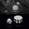 TOMALL Bling Sound Volume Knob Cover Compatible with Mazda 3
