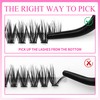 VEYESBEAUTY Lash Clusters Eyelashes Cluster Lashes Extensions One More+ Multi-type