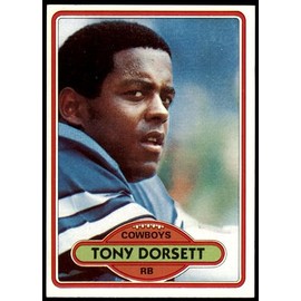 1980 Topps # 330 Tony Dorsett Dallas Cowboys (Football Card) EX/MT Cowboys Pittsburgh