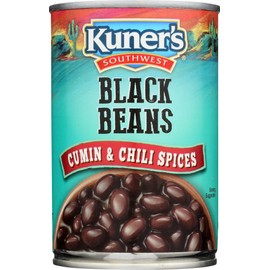 Kuner's Black Beans with Spices, 15-ounces (Pack of12)