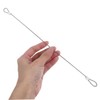 NOLITOY 20pcs Stainless Steel Safety Cable with Loops Antidrop Design