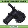 AERZETIX - C67179 - coolant flange with gasket - number